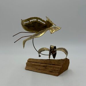 Brass and Wood Sculpture